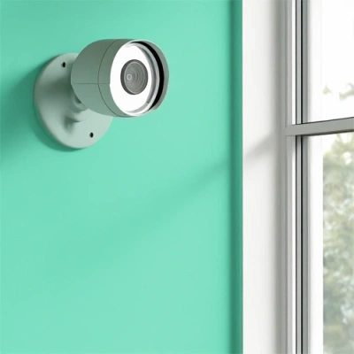 Jefferson City vivint camera facing a window
